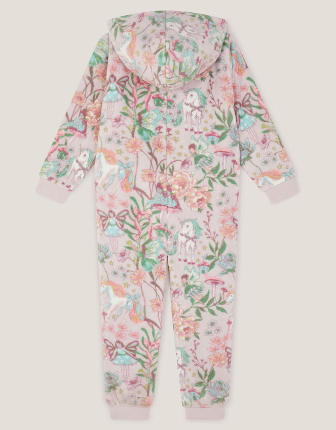 Unicorn Fairy Fleece Onesie, Pink (PINK), large