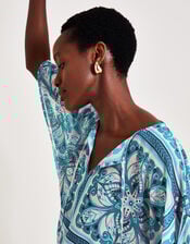 Floral Tile Kaftan, , large