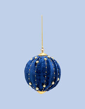 Anna + Nina Holy Berry Velvet Christmas Bauble, , large