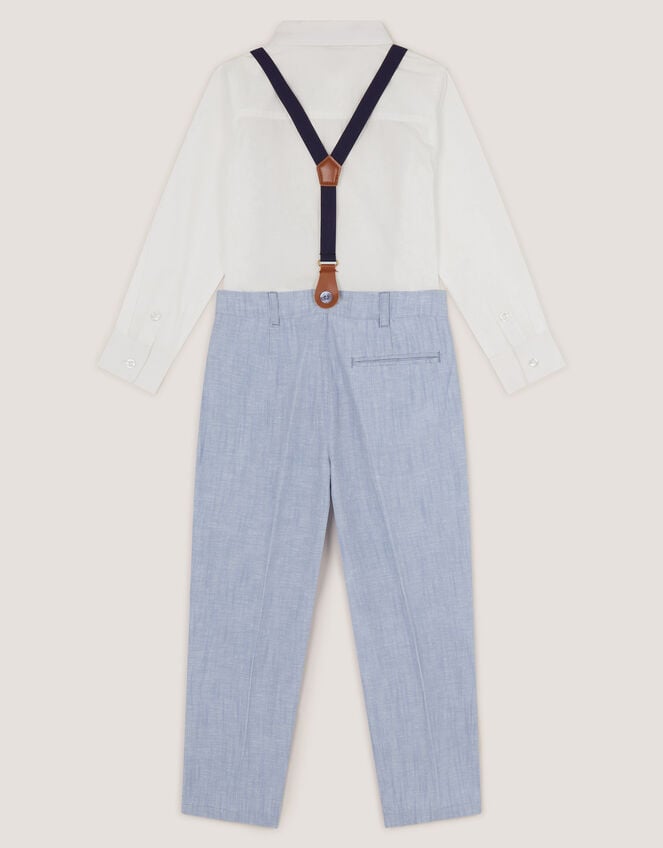 Aiden 3-Piece Suit with Braces, Blue (BLUE), large