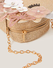 Ella Sequin Flower Unicorn Bag, , large