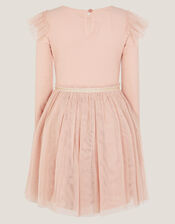 Unicorn Embellished Disco Dress, Pink (PINK), large