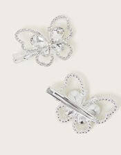 2-Pack Jewel Butterfly Hair Clips, , large