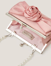 Bridesmaid Rosette Bag & Accessories Set, Pink (PALE PINK), large