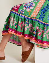 Poppie Bandeau Dress, Green (GREEN), large