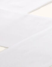 Butterfly Glitter Baroque Tights, White (WHITE), large