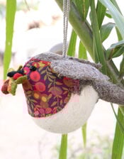 Fiona Walker Liberty Felt Robin Christmas Tree Decoration, , large