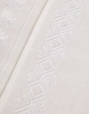 Embroidered Kurta Shirt, Ivory (IVORY), large