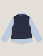 Oliver 3-Piece Check Suit, Blue (NAVY), large