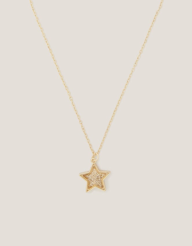 Confetti Star Pendant Necklace, , large