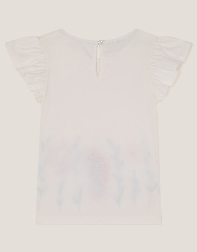 Sea Life Embellished Jersey T-Shirt, Ivory (IVORY), large