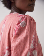 East Nadine Embroidered Midi Smock Dress, Multi (MULTI), large