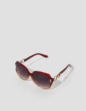 Ombré Oversized Sunglasses, , large