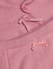 Newborn Knit Cardigan and Leggings Set, Pink (PINK), large