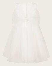 Baby Alianthe Bow Dress, Ivory (IVORY), large