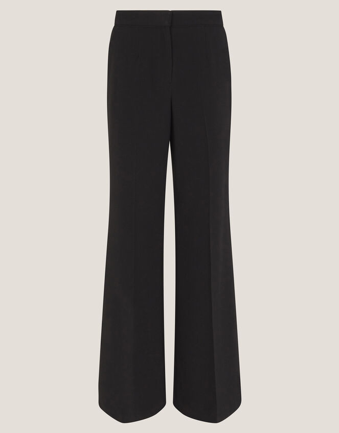 Erin Flared Tailored Trousers, Black (BLACK), large