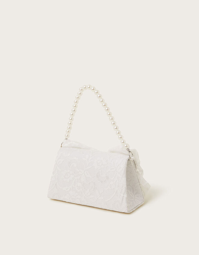 Lace Bow Bridesmaid Bag, , large