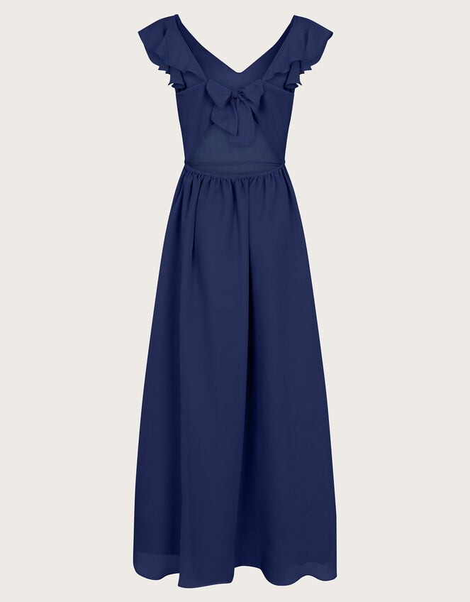 Indi Tie-Back Prom Dress, Blue (NAVY), large