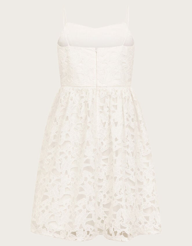 Corded Lace Prom Dress, Ivory (IVORY), large