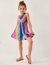 Strappy Stripe Playsuit, Multi (MULTI), large