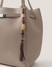 Beaded Tassel Bag Charm, , large