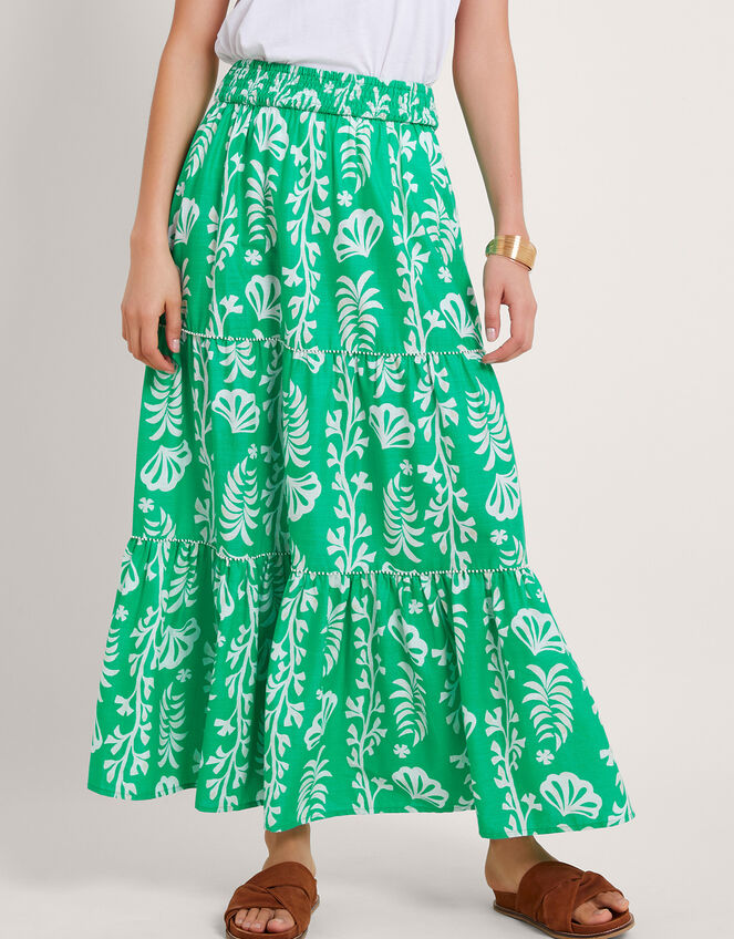 Lani Maxi Skirt, Green (GREEN), large