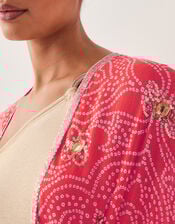 Abby Bandhani Sequin Beach Cover-Up, , large
