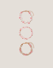 4-Pack Beaded Daisy Bracelets, , large