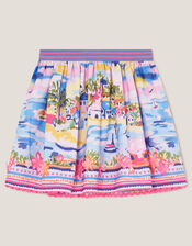 Resort Scene Skirt, Multi (MULTI), large