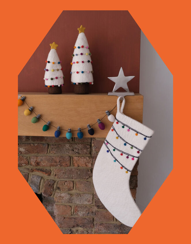 2-Pack Fiona Walker Felt Standing Christmas Trees, , large