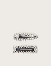 2-Pack Pearl and Diamante Hair Clips, , large