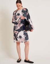 Kathryn Tunic Floral Dress, Pink (BLUSH), large