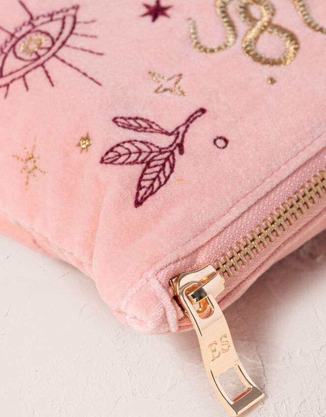 Elizabeth Scarlett Boho Mysticism Velvet Pouch, , large