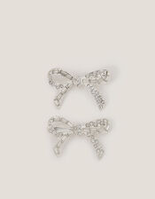 2-Pack Diamant&eacute; Bow Hair Clips, , large