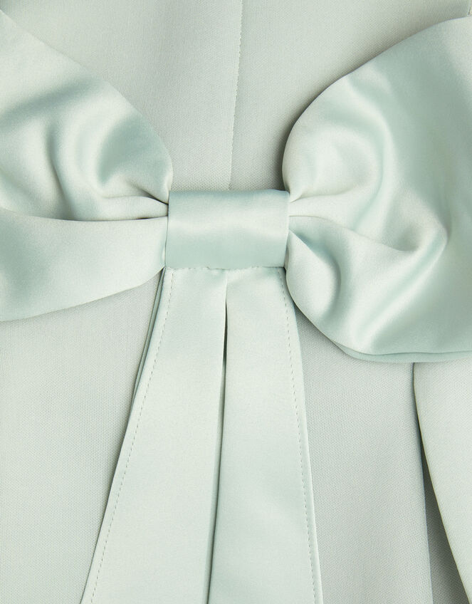 Baby Molly Scuba Bridesmaid Dress, Green (SAGE), large