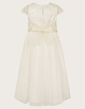 Ella Embellished Maxi Dress, Gold (GOLD), large