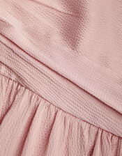 Satin Cut-Out Prom Dress, Pink (PINK), large