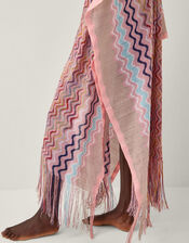 Catia Zig Zag Beach Cover Up, , large