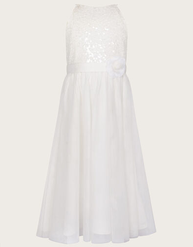 Truth Sequin Maxi Dress, Ivory (IVORY), large