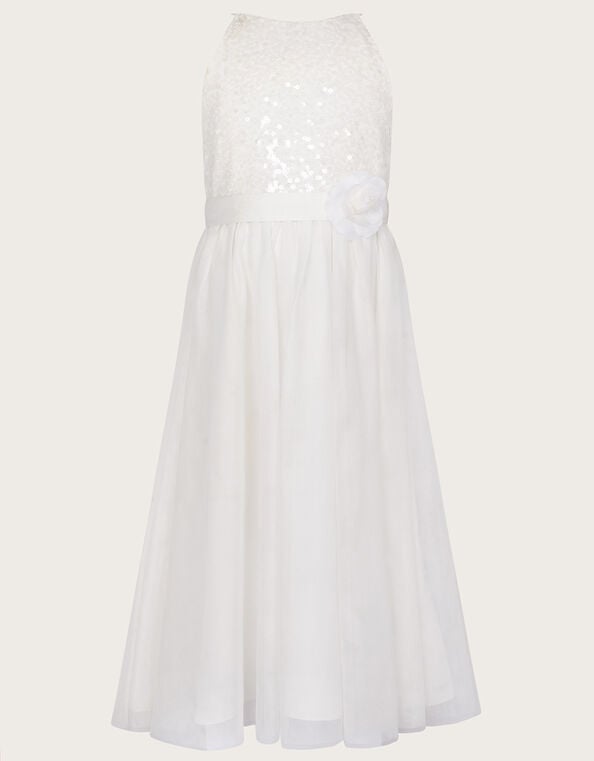 Truth Sequin Maxi Dress, Ivory (IVORY), large