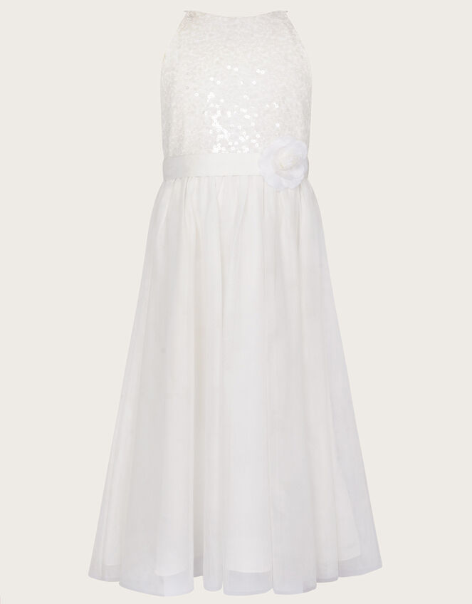 Truth Sequin Maxi Dress, Ivory (IVORY), large