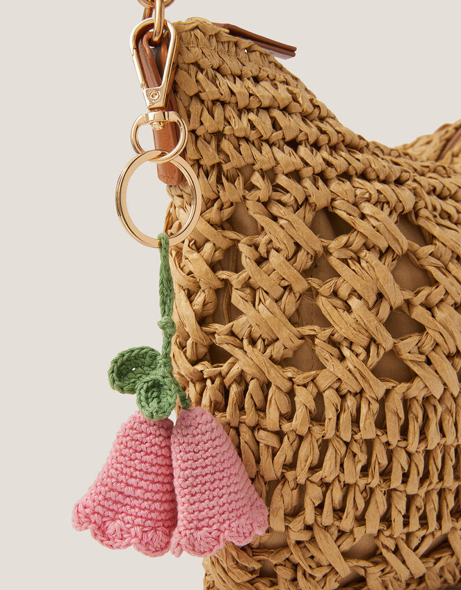 Tulip Crochet Bag Charm, , large