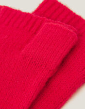 Yvie Plain Knit Wrist Warmers, , large