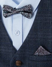 Three-Piece Oliver Check Waistcoat & Shirt Set, Blue (NAVY), large