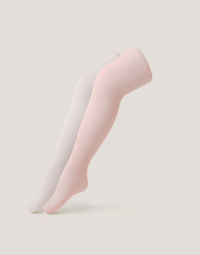 2-Pack Plain Tights, Multi (MULTI), large