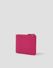 Faux Leather Coin Purse, Pink (PINK), large