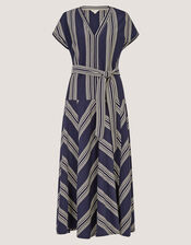 Shilta Stripe Jersey Maxi Dress, Blue (NAVY), large