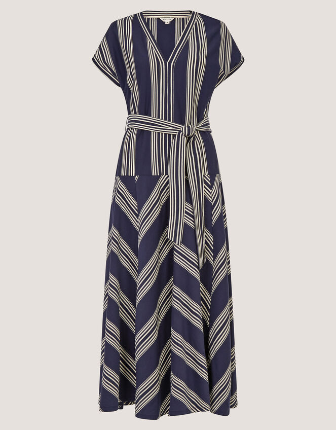 Shilta Stripe Jersey Maxi Dress, Blue (NAVY), large