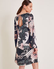 Kathryn Tunic Floral Dress, Pink (BLUSH), large