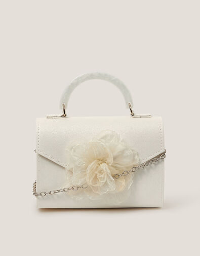 Organza Flower Glitter Bag, , large